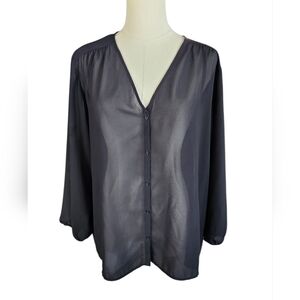 NWOT H&M Black Blouse